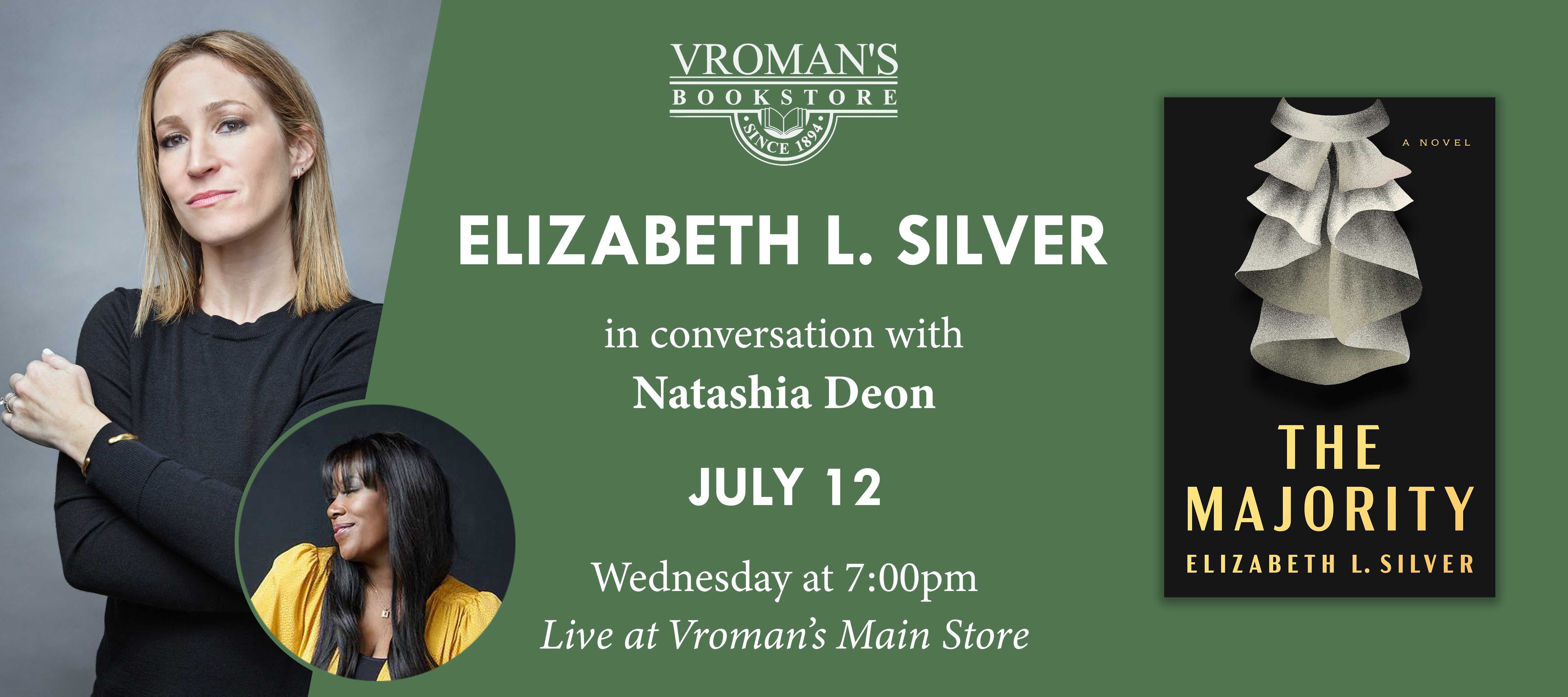 Elizabeth L. Silver, in conversation with Natashia Deon, discusses The Majority