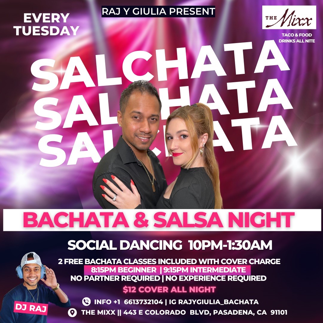 Salchata is a Salsa and Bachata Night at The Mixx