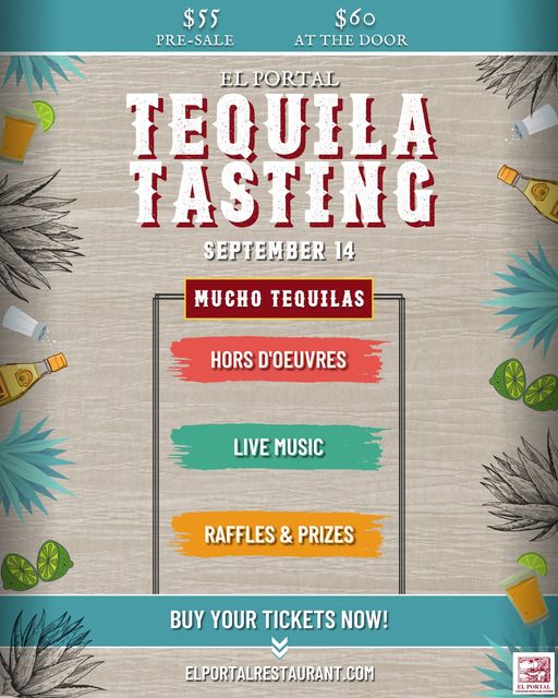 El Portal Tequila Tasting