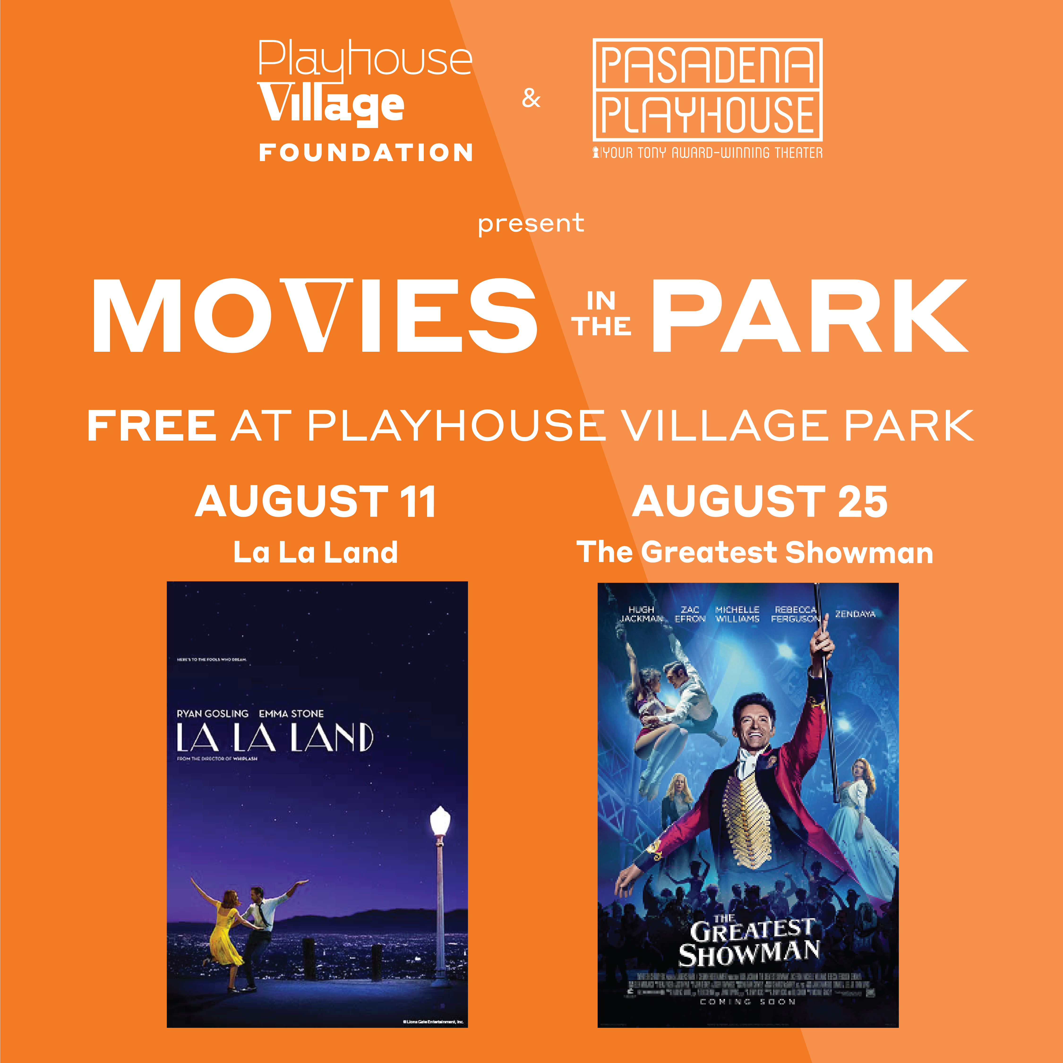 Movies in the Park the Greatest Showman