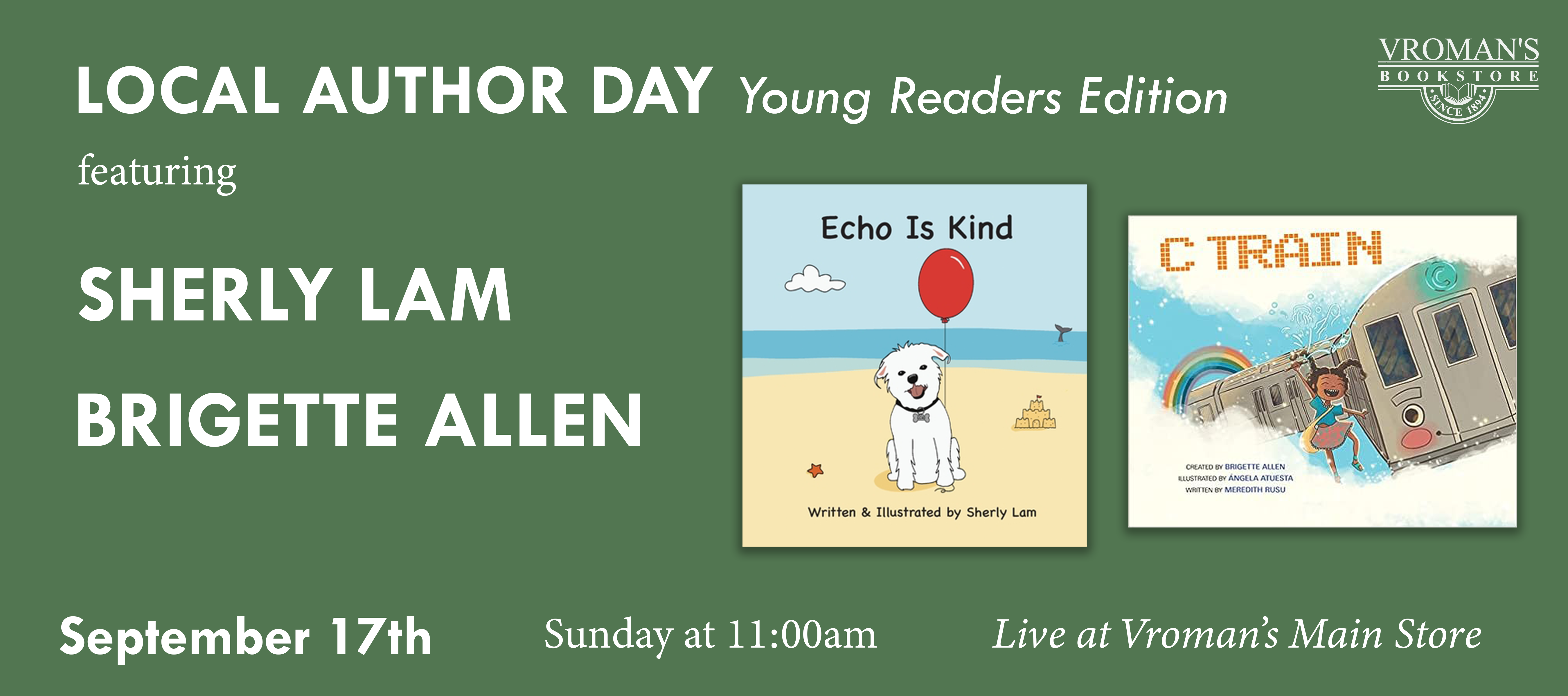 Local Author Day Kids