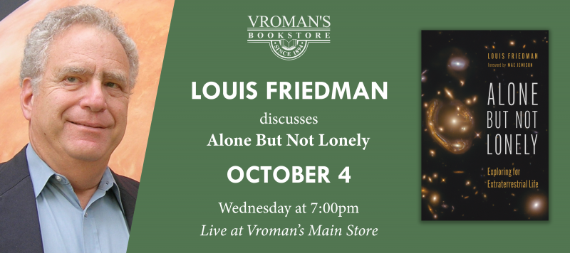 Louis Friedman discusses Alone But Not Lonely