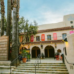 Pasadena Playhouse courtyard 