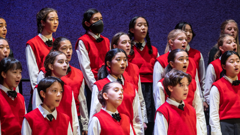 Los Angeles Children's Chorus performs