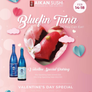 aikan sushi Valentine's Special 