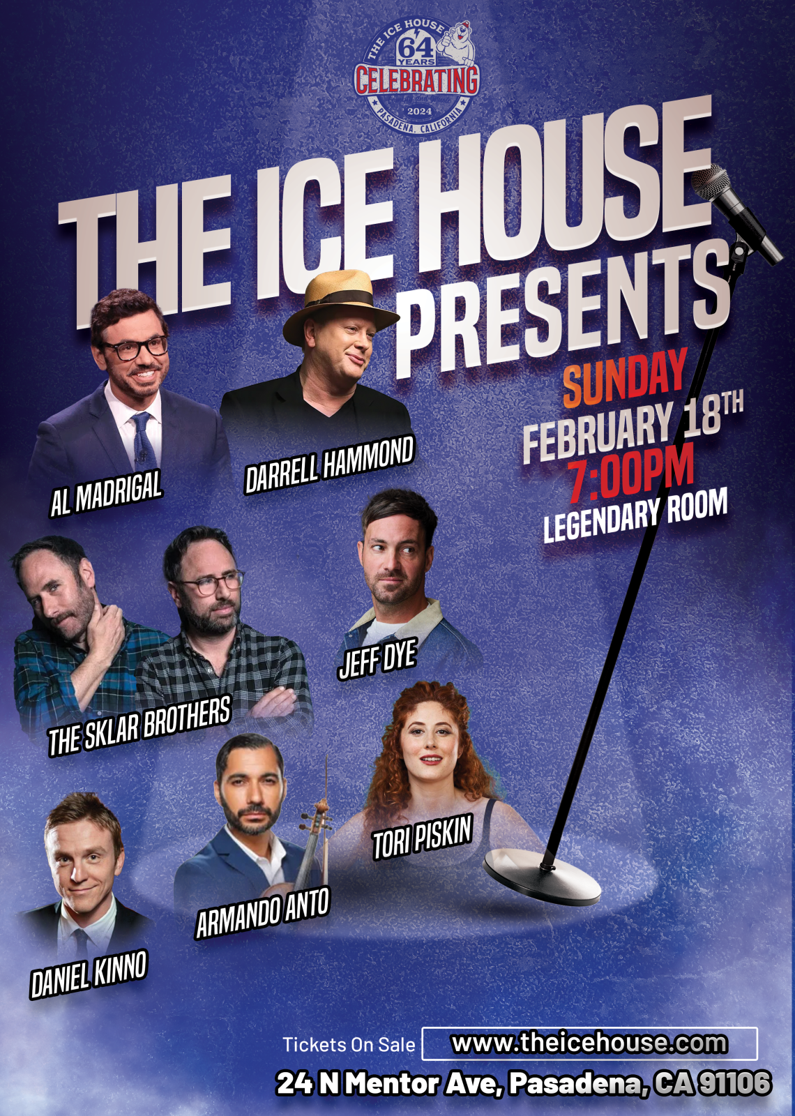 Feb 18th Ice House Comedy