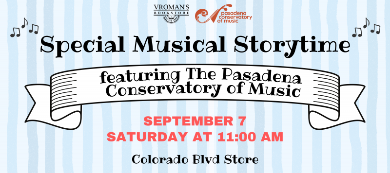 Special Musical Storytime Featuring Pasadena Conservatory of Music Sept 7