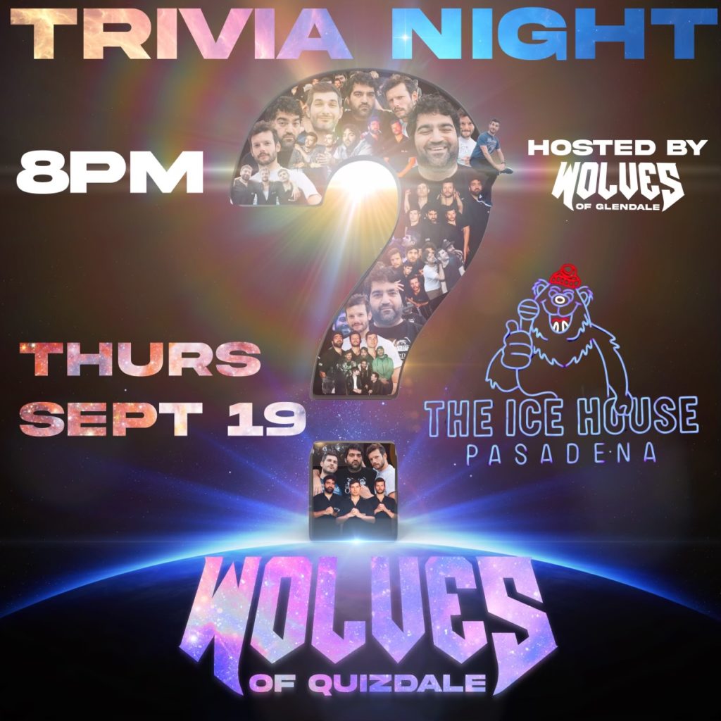 TRIVIA NIGHT- Hosted by Wolves of Glendale