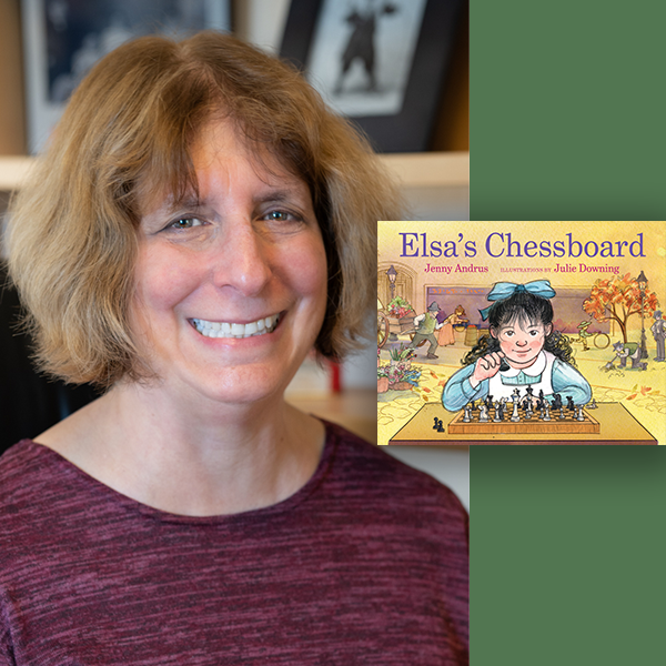 Jenny Andrus reads from & signs Elsa’s Chessboard