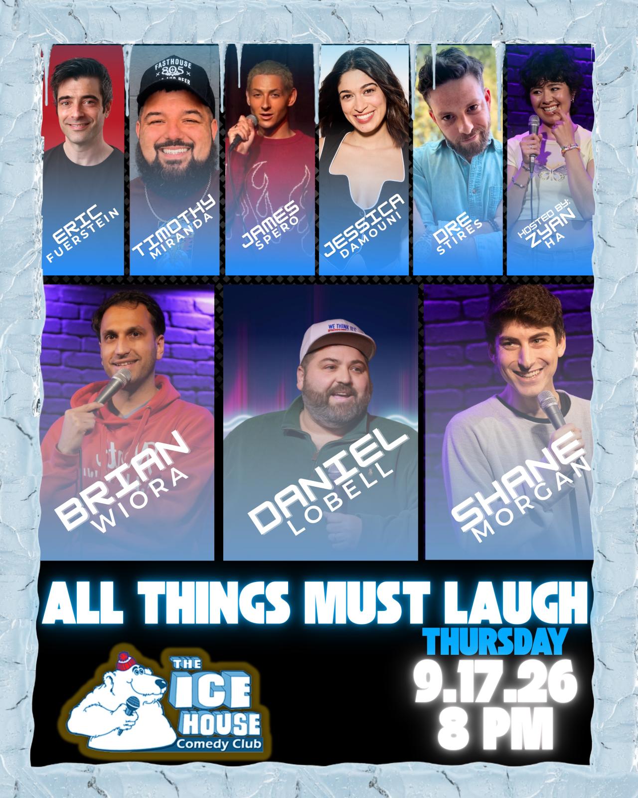 All things must laugh event calendar image