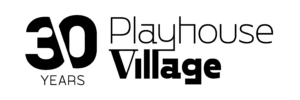 Special logo celebrating the 30 year anniversary of Playhouse Village